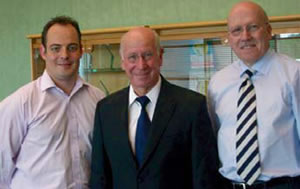 Matthew Izzard (Addison & Steele), Sir Bobby Charlton and Keith Ashby